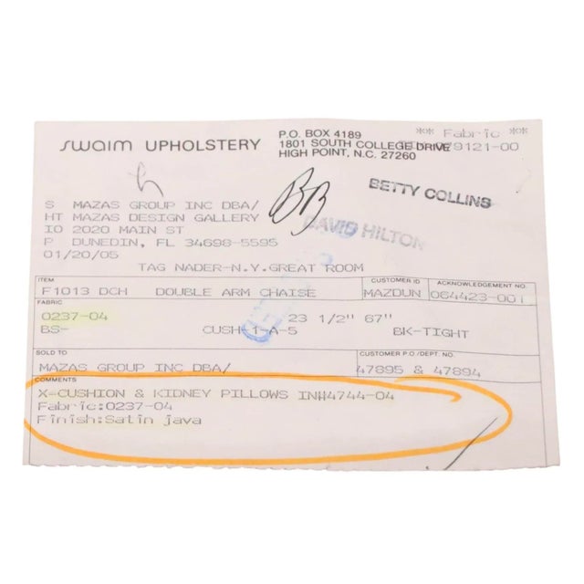 Directoire Revival Style Window Bench by Swaim For Sale - Image 14 of 18