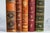 Late 19th Century Set of 5 Charming Collection of Antique Leather Spine Books Victorian Office Home Decor For Sale - Image 5 of 9