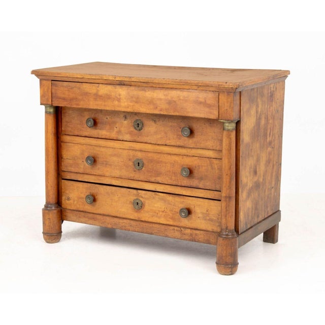 French Empire Mahogany Chest of Drawers For Sale In New York - Image 6 of 10