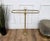 Hollywood Regency Italian Hollywood Regency Golden Brass Towel Rack from Milo Baughman, 1970s For Sale - Image 3 of 8