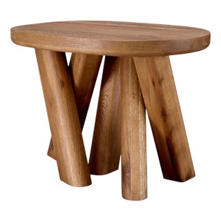 Side Table in Oak Wood For Sale