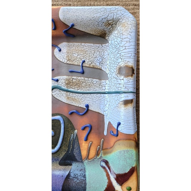 Mathew Patton Postmodern Abstract Studio Wall Art Pottery Pacific Northwest Orcas Island Washington For Sale - Image 4 of 12