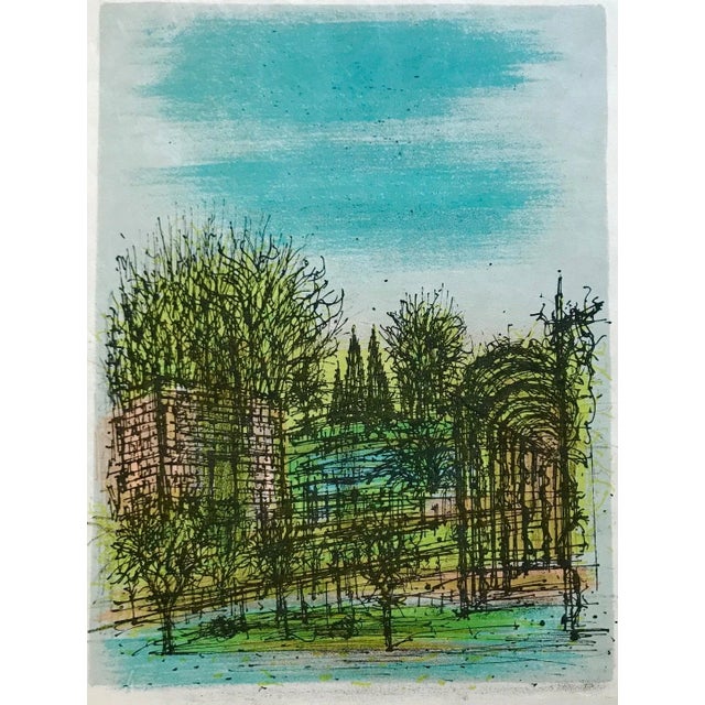 Jean Carzou Original Lithograph 14 Mourlot 1962 For Sale
