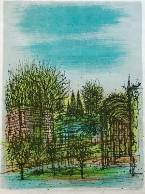 Jean Carzou Original Lithograph 14 Mourlot 1962