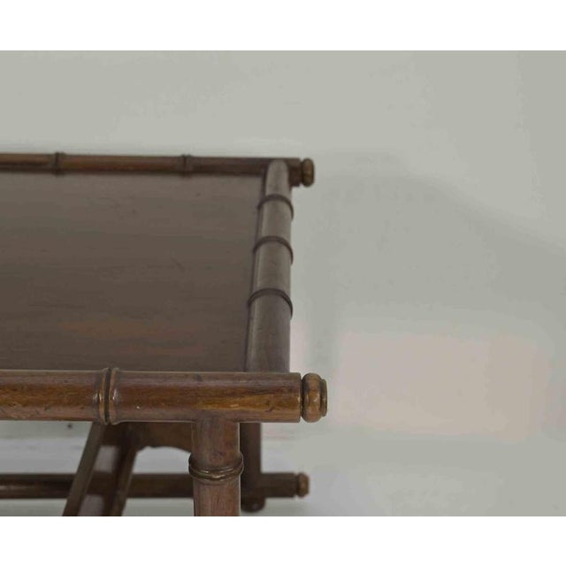 1960s Vintage Bamboo Coffee Table, Italy, 1960s For Sale - Image 5 of 6