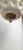 Late 20th Century Vintage French Country Floral Glass Swag Plug in Lamp Pendant Light Reading Nook For Sale - Image 5 of 9