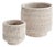 Burma Rattan Cachepots Small, Set Of 2 For Sale