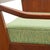 Wood Mid 20th Century Entryway Bench in Teak & Green For Sale - Image 7 of 10