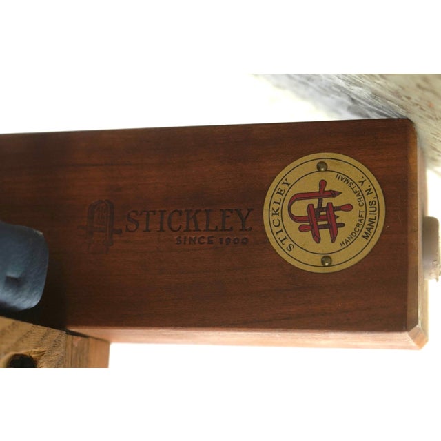 Stickley Cherry Mission Arts & Crafts Morris Chair For Sale - Image 17 of 18