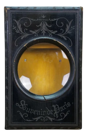 Antique French Napoleon III Stereo Graphoscope Looking Glass Photo Magnifier