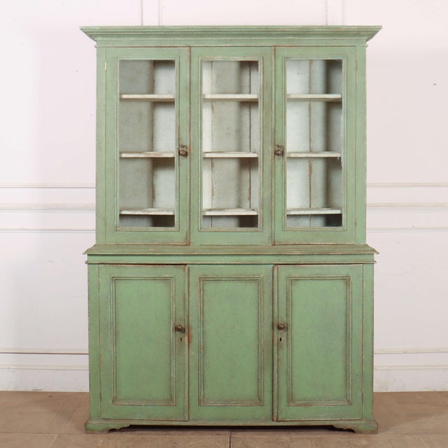 English Painted Kitchen Dresser, 1850s For Sale - Image 13 of 13