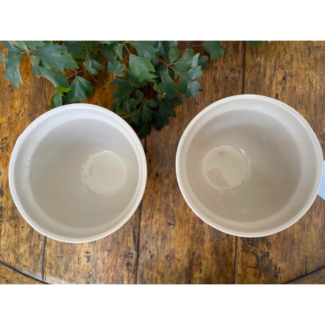 The Haeger Potteries 1960s Basket Weave Ceramic Pots - Set of 2 For Sale - Image 4 of 8