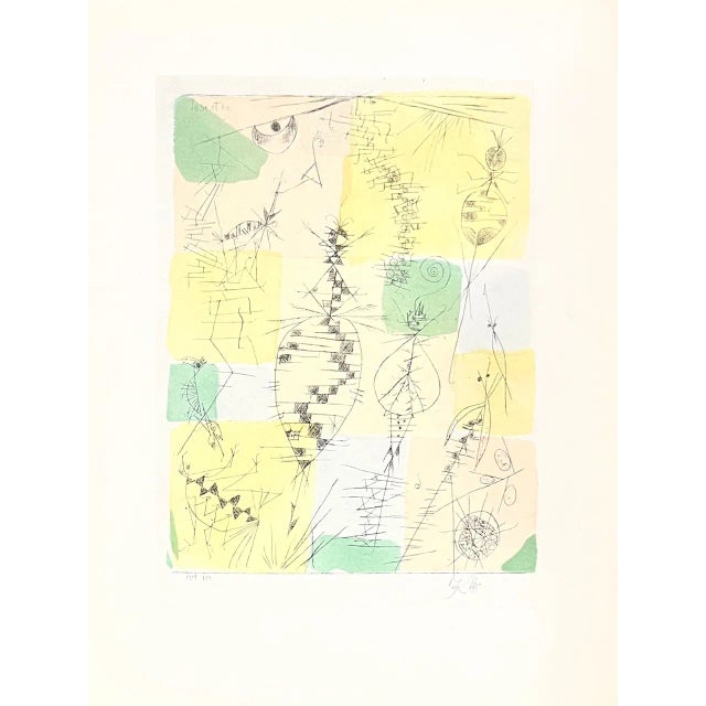 Artist: Paul Klee Country: Swiss / Germany Title: Insects 1919 Medium: Engraving – 19 printed: 1947 by Meriden Gravure...