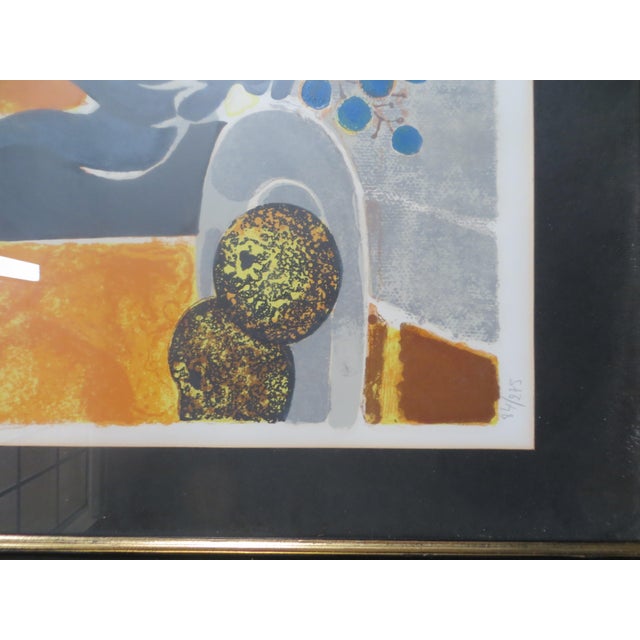 Mid 20th Century Mid 20th Century Lithograph Still Life After Yves Ganne Signed and Numbered 84/275 For Sale - Image 5 of 5