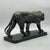 An impressive and rare patinated bronze sculpture by Piero Palazzolo of a prowling lion. Excellent hand chased detail with...