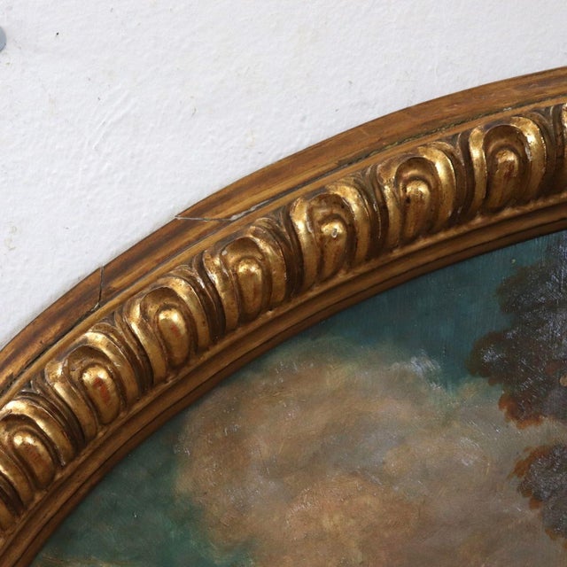 G. Ceragioli, Cherubs with Flowers, Oil Painting on Board, Early 20th Century, Framed For Sale - Image 4 of 18