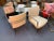 Hickory Business Furniture Faux Croc and Metal Arm Chairs - A Pair For Sale In West Palm - Image 6 of 10