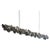 Linear Chandelier in Pewter, England, 2011 For Sale - Image 10 of 10