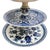 1990s 1990s Large Chinoiserie Blue & White 3-Tier Porcelain Serving Stand by Bombay For Sale - Image 5 of 11
