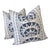 Not Yet Made - Made To Order Thibaut “Cairo” in Blue Plush Down-Filled Complete 16" Pillow - Single For Sale - Image 5 of 5