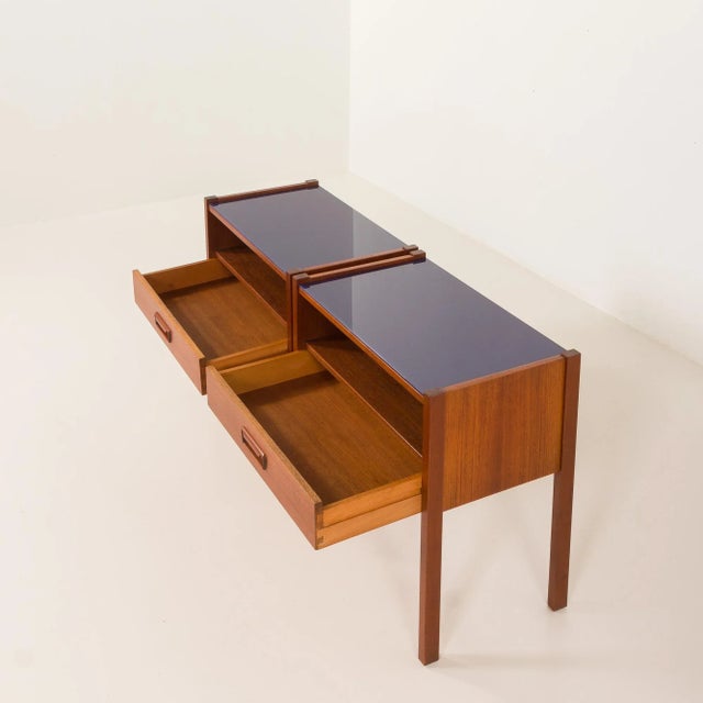Italian Bedside Tables, 1960s, Set of 2 For Sale - Image 10 of 13