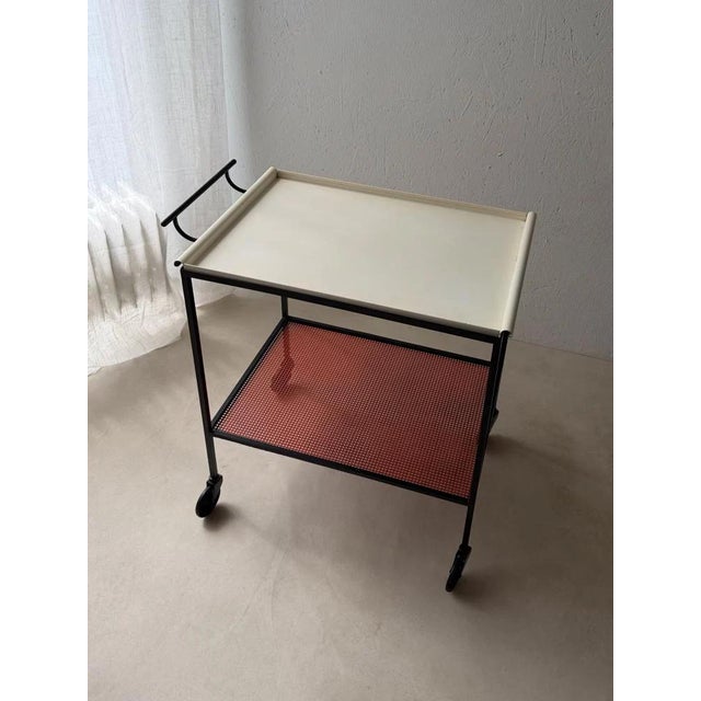 Pilastro Serving Trolley by Tjerk Reijenga, 1960s For Sale - Image 6 of 18