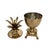 Vintage brass pineapple urn. Would work well with French Country, English, traditional, Hollywood Regency and other decor...