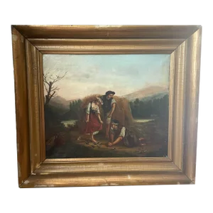 19th Century Genre Painting, Germany 1840-60