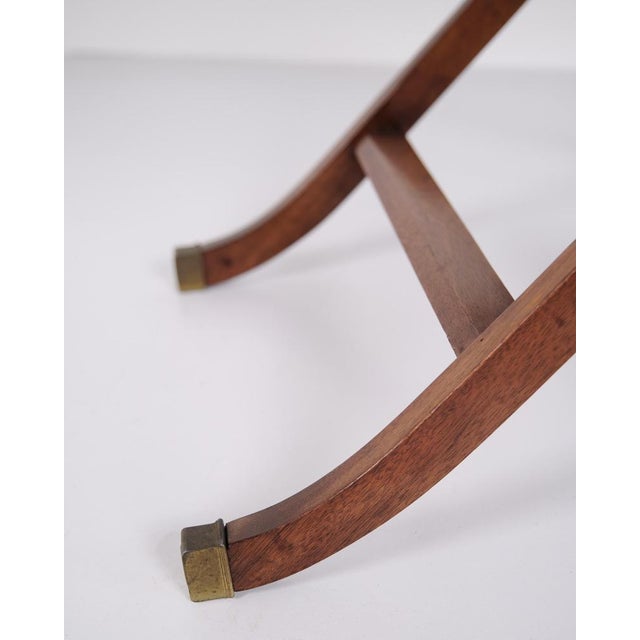 Butler Table in Mahogany with Brass Fittings, 1940s For Sale - Image 9 of 11