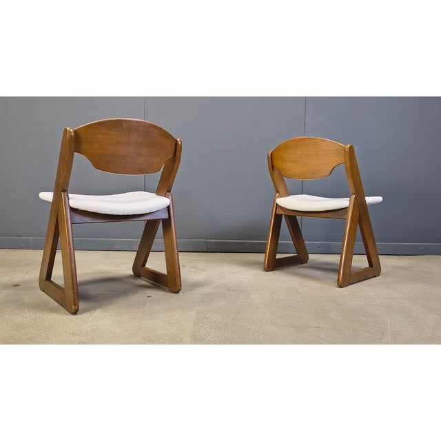 Vintage Brutalist Dining Chairs, 1960s, Set of 6 For Sale - Image 4 of 15