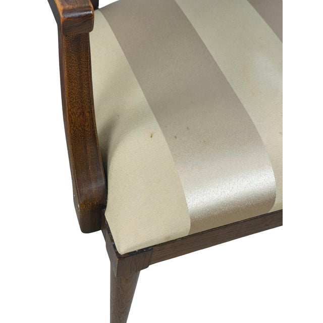 Pair of Mid-Century High-Back Cane Dining Armchairs, Stamped Denmark For Sale - Image 15 of 18