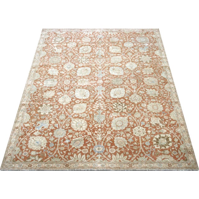 1940s 1940s Persian Tabriz Rug For Sale - Image 5 of 6