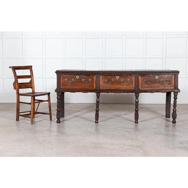 English Vernacular Oak Dresser Base, 1750s For Sale - Image 3 of 17