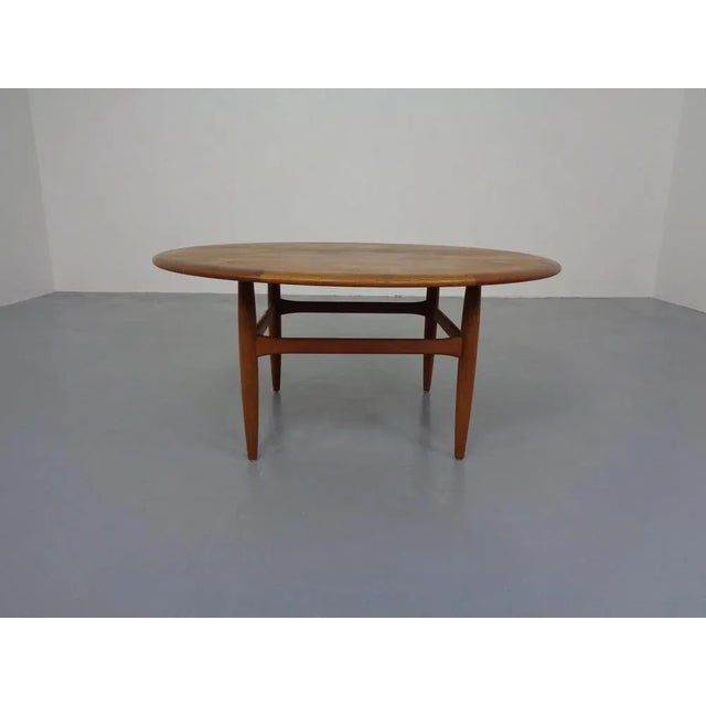 Large Danish Coffee Table in Teak from CFC Silkeborg, 1960s For Sale - Image 10 of 11