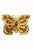 Bochic “Orient” Vintage Natural Multi Ruby & Emerald Butterfly Brooch 18K Gold & For Sale - Image 10 of 11