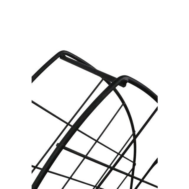 Mid 20th Century Mid Century Modern Cathedral Form Wire Wine Rack For Sale - Image 11 of 13