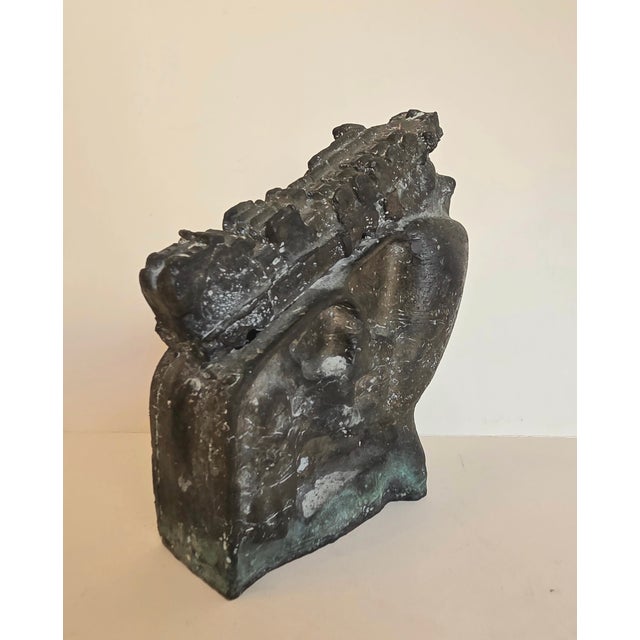 Gold Eduardo Paolozzi, Portrait of Matta, 1979, Bronze For Sale - Image 8 of 18