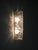 Stunning pair of mid-century wall lights in murano blown glass with a beautiful frosted effect. These stylish lights were...