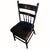 Black 19th Century Antique Hitchcock Style Black Painted & Stenciled Side Chair For Sale - Image 8 of 9
