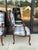 Antique French Louis XV Style Walnut Bergere Chairs in Blue & White - Pair For Sale - Image 13 of 13