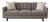 Elte Modern Gray Upholstered Sofa With Dark Wood Legs – 87” For Sale