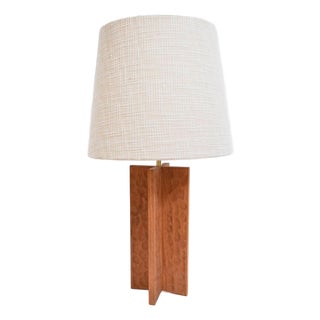 Vatican Wooden Table Lamp by Barracuda Interiors For Sale