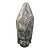 Primitive Faux Tin Metal Style Christmas Santa Belsnickle Chocolate Mold Figurine For Sale