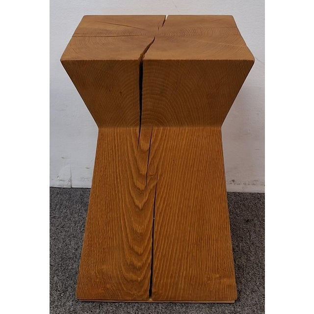 2010s In the Style of Christian Liaigre Wood Nagato Side Table (Set of 2) For Sale - Image 5 of 9
