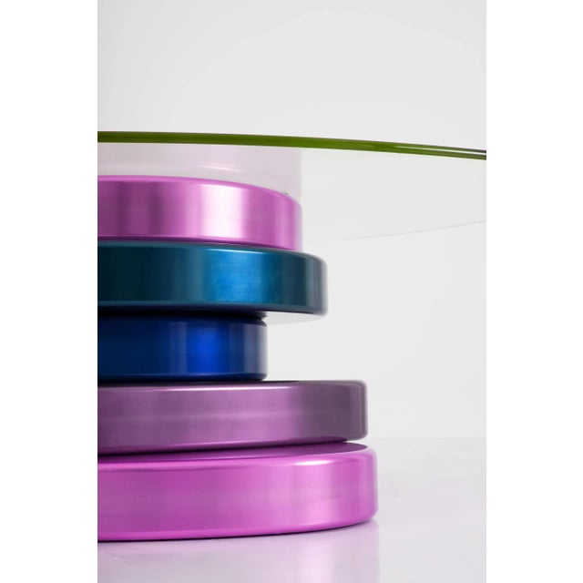 Metal Atenas Sculptural Coffee Table by May Arratia for MAY ARRATIA Studio For Sale - Image 7 of 9