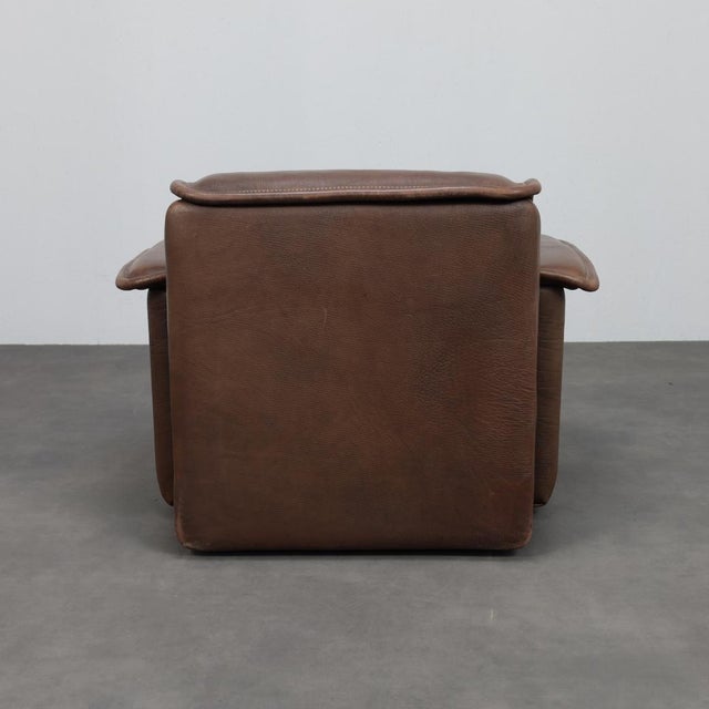 DS-12 Leather Lounge Chair from de Sede, 1970s For Sale - Image 4 of 9
