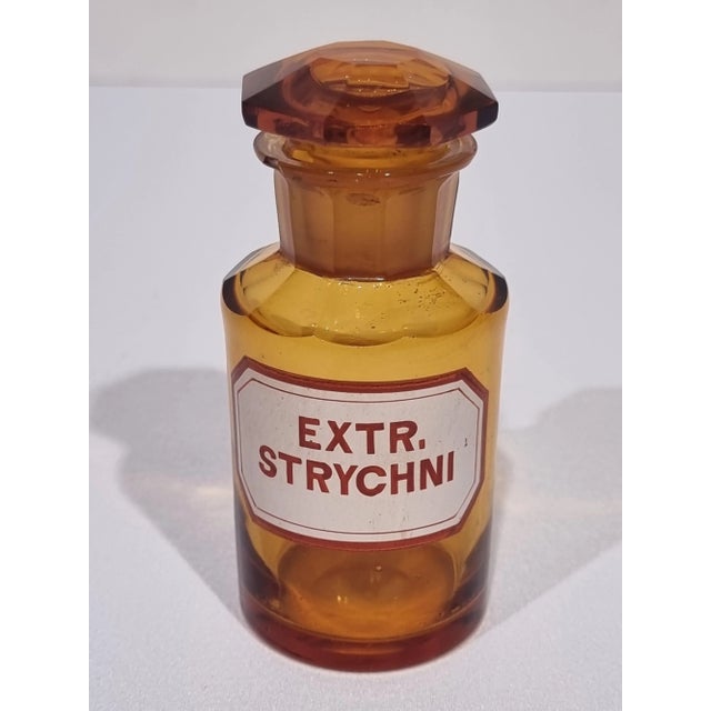 Antique German Apothecary Pharmacy Jars, Set of 5 For Sale - Image 4 of 9