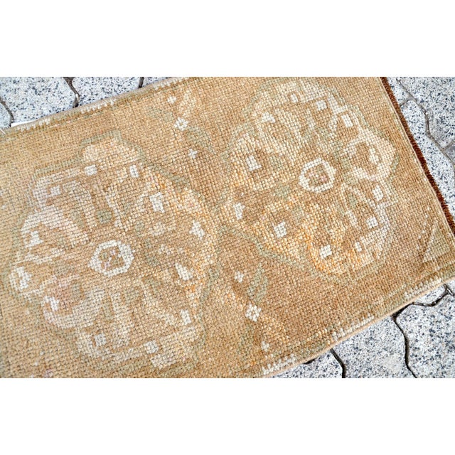 Turkish Vintage Mid Century Turkish Rug For Sale - Image 3 of 6