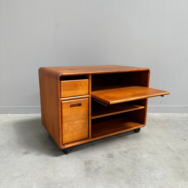 This tv/ audio furniture is made danish company salin nyborg. This brand is known for its use of solid teak wood and...