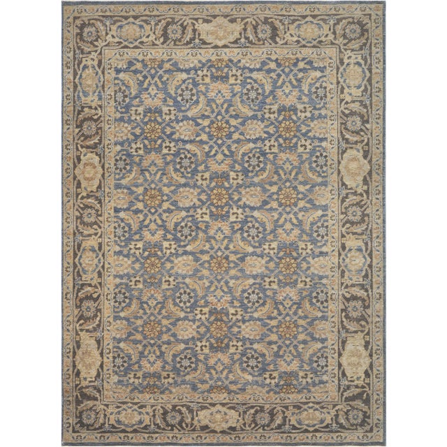 MANSOUR Mansour Quality HandmadeTabriz Rug - 5′ × 6′9″ For Sale - Image 4 of 4